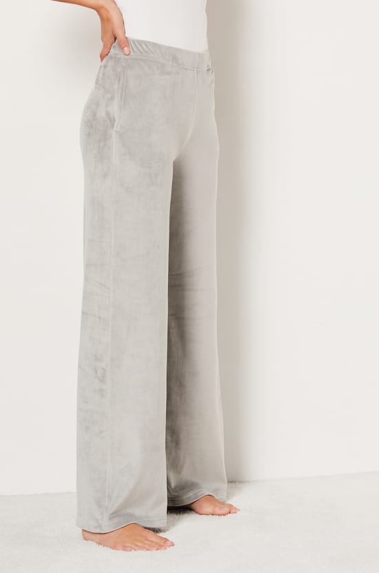 Pantalon de pyjama en velours;${refinementColor}