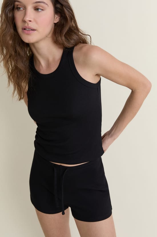 Short de pyjama avec coton;${refinementColor}