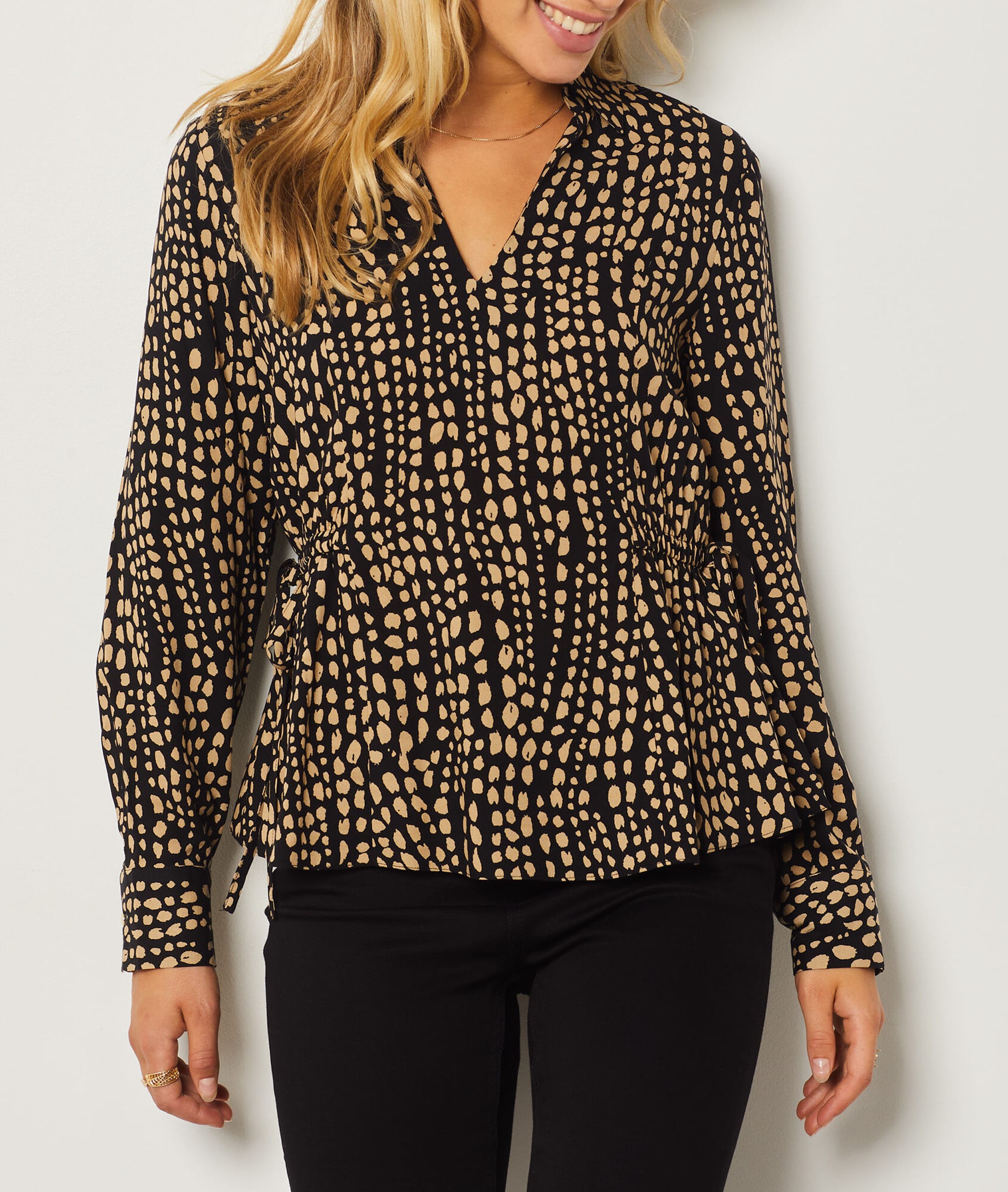 long sleeve flowy top