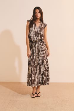 Jupe longue &agrave; motifs;${refinementColor}