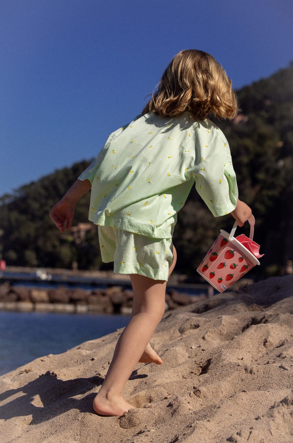 2-Piece Pyjama Set with Pineapple Motifs for Children;${refinementColor}