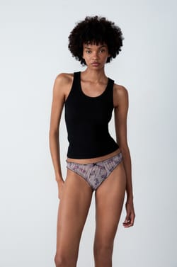 Culotte bloomer imprimée;${refinementColor}