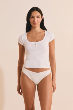 Tanga en coton sans coutures;${refinementColor}