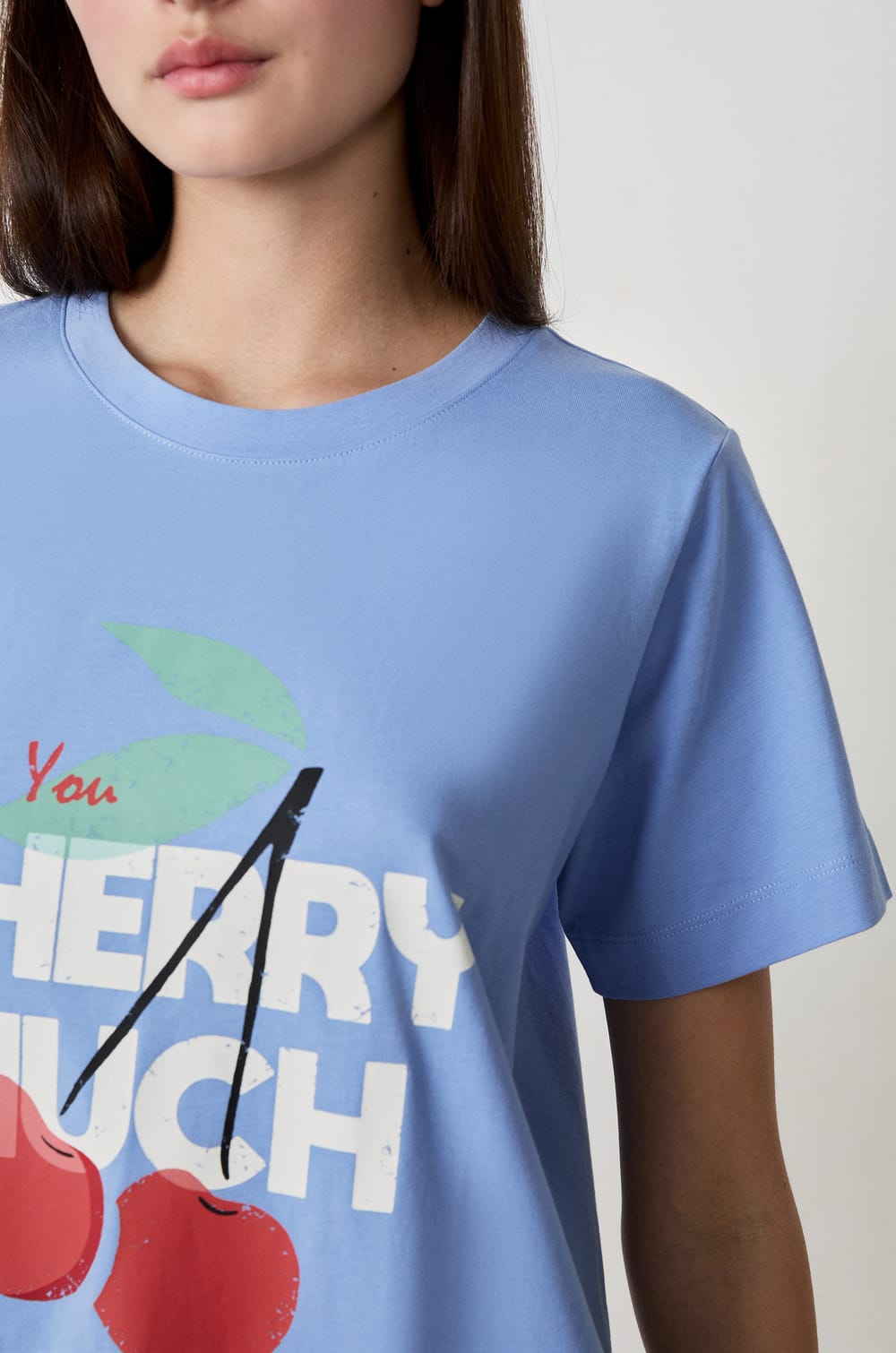 Chemise de pyjama en coton;${refinementColor}