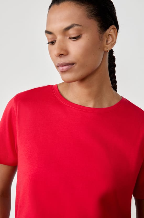 Short-sleeved cotton T-shirt;${refinementColor}