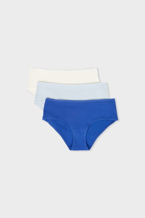 3-Pack Cotton Boyshorts;${refinementColor}
