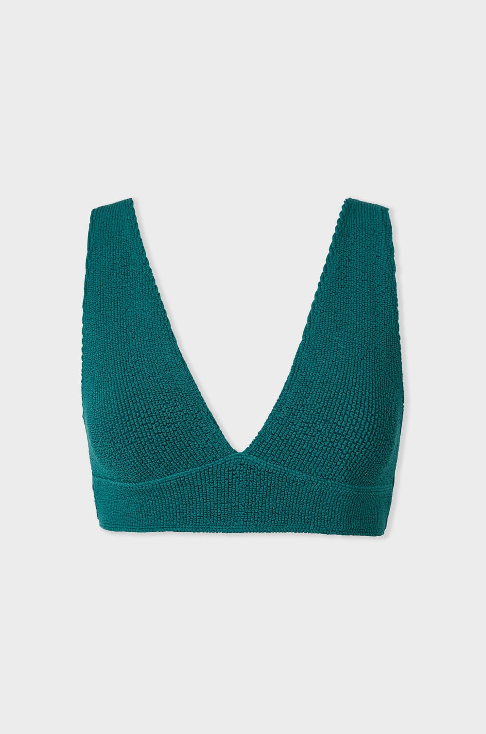 Haut de maillot de bain triangle en mati&egrave;re extensible;${refinementColor}