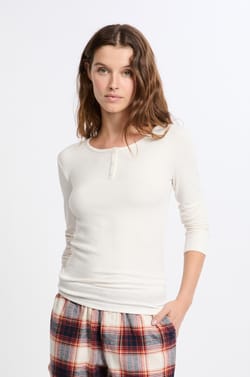 Long-Sleeved Pajama T-Shirt;${refinementColor}