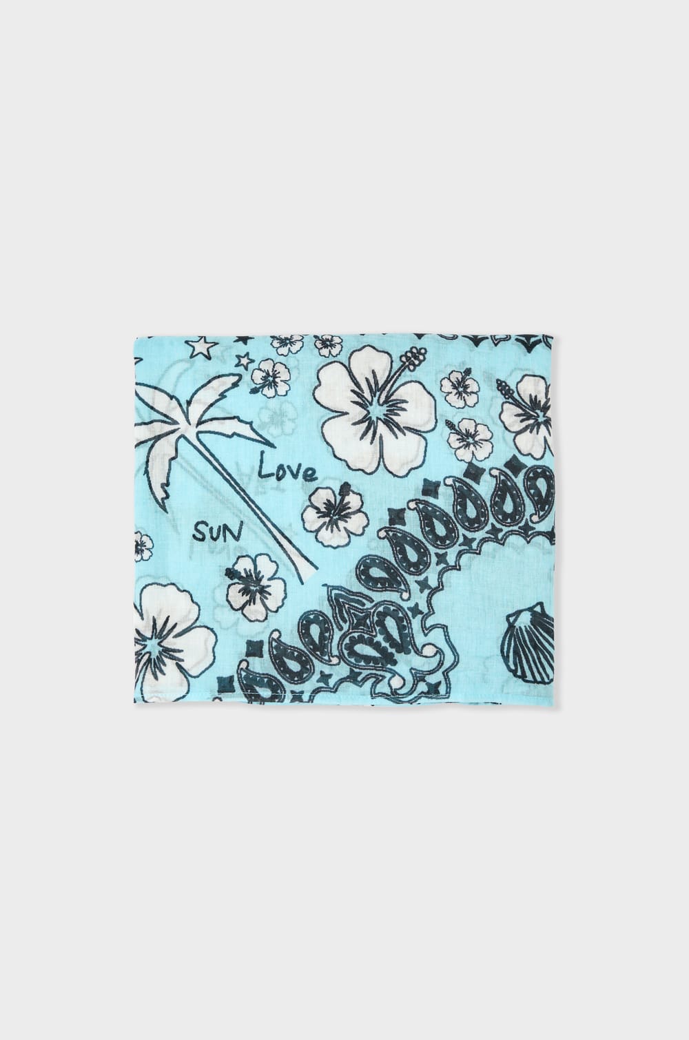 Paréo imprimé en coton;${refinementColor}