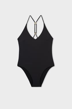 One-Piece Swimsuit With Back Detail;${refinementColor}