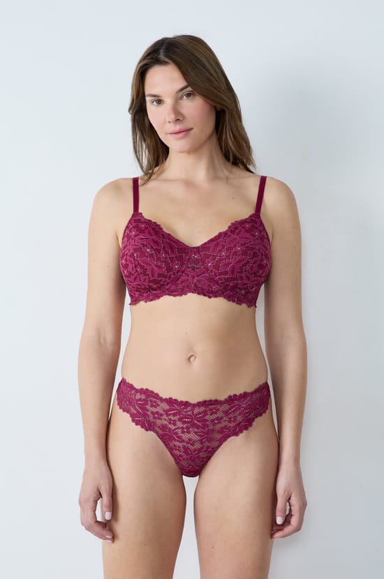 Soutien-gorge post-mastectomie coques fines sans armatures irisé;${refinementColor}
