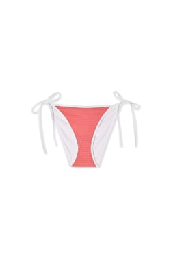 Tie Bikini Bottom with Patterns;${refinementColor}