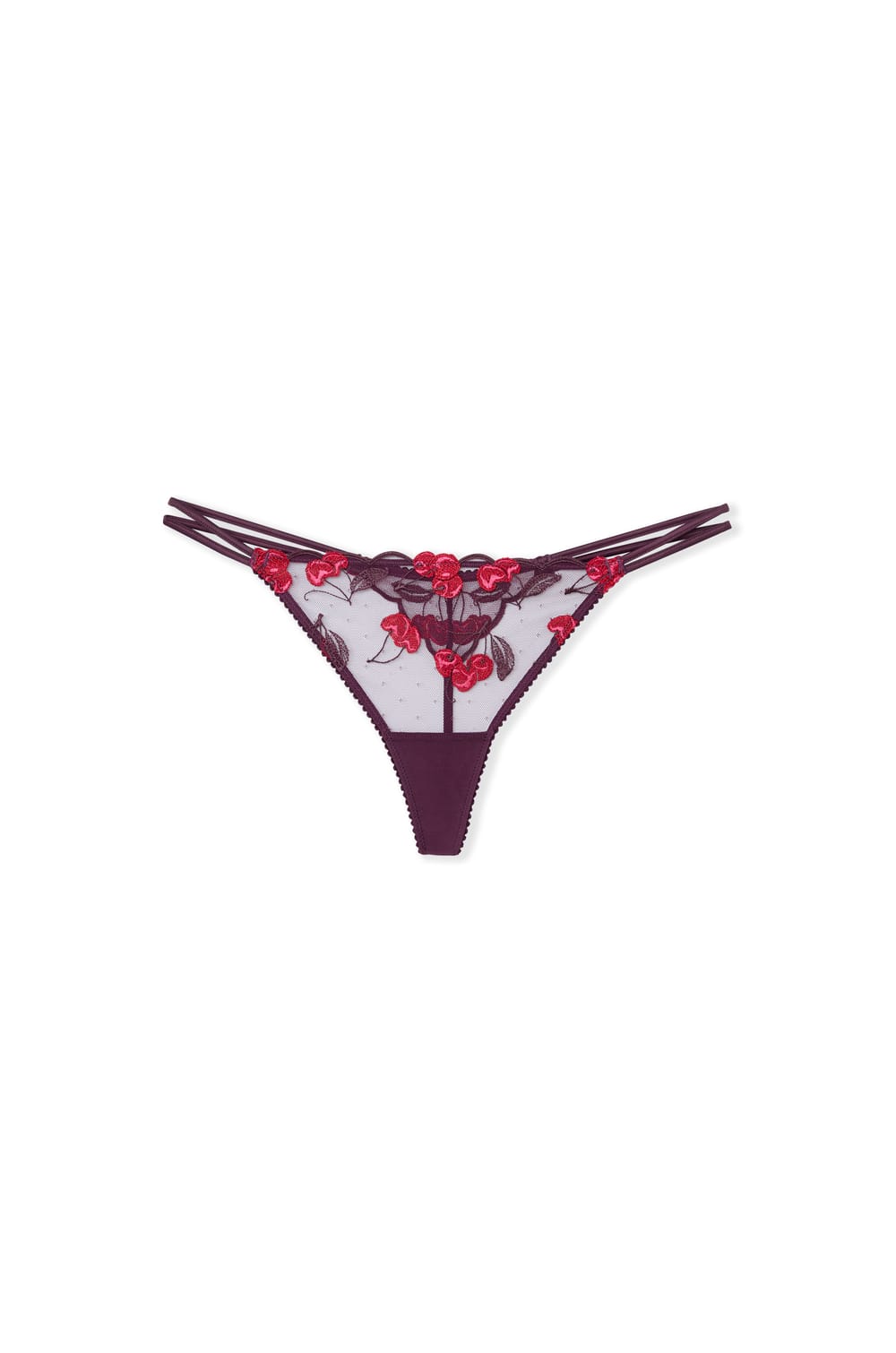 Cherry Print Thong;${refinementColor}