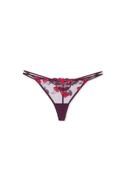 Cherry Print Thong;${refinementColor}