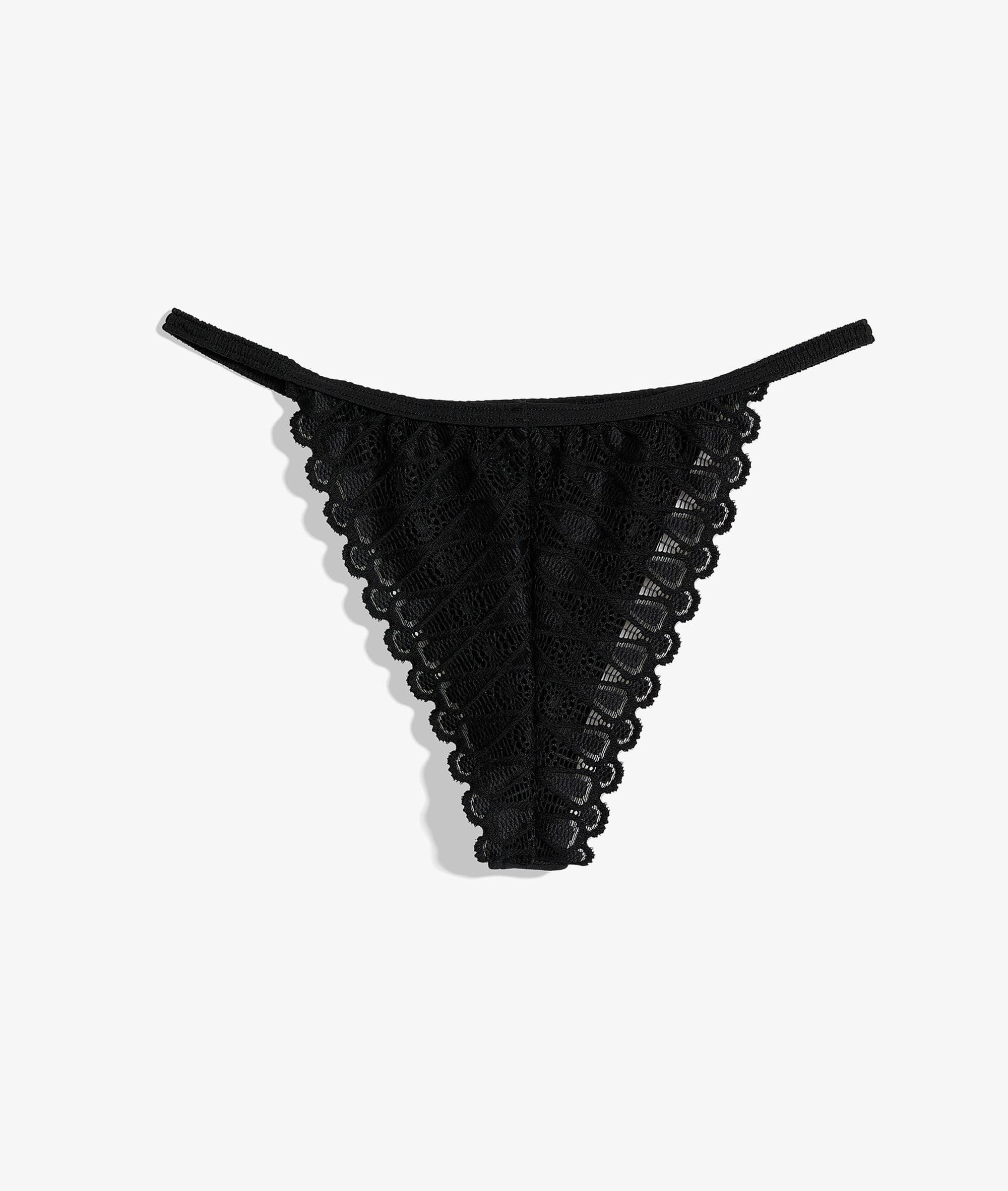 Brazilian Panties AMUSANTE IMP FD NOIR ETAM
