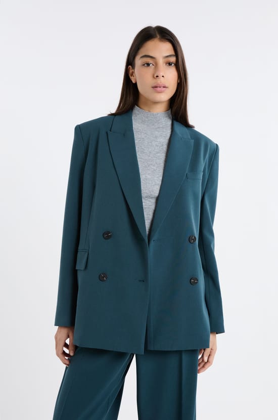 Blazer met knopen;${refinementColor}