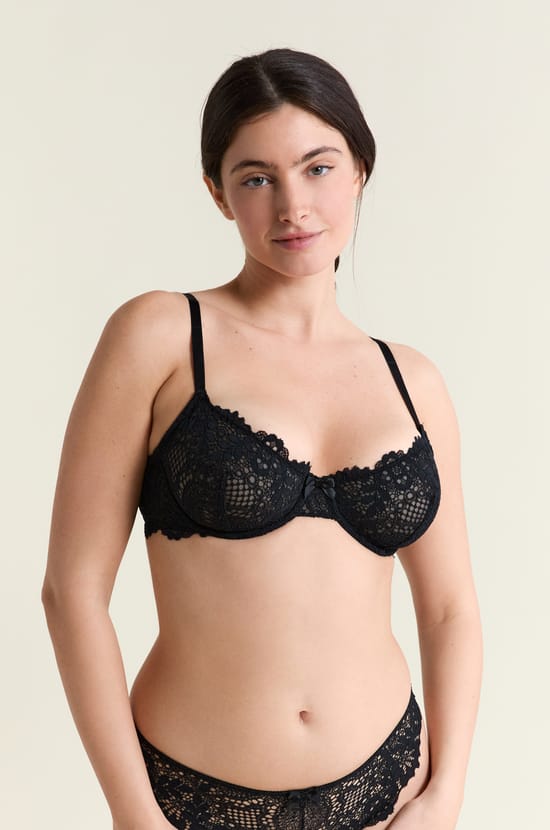 Soutien-gorge corbeille dentelle;${refinementColor}