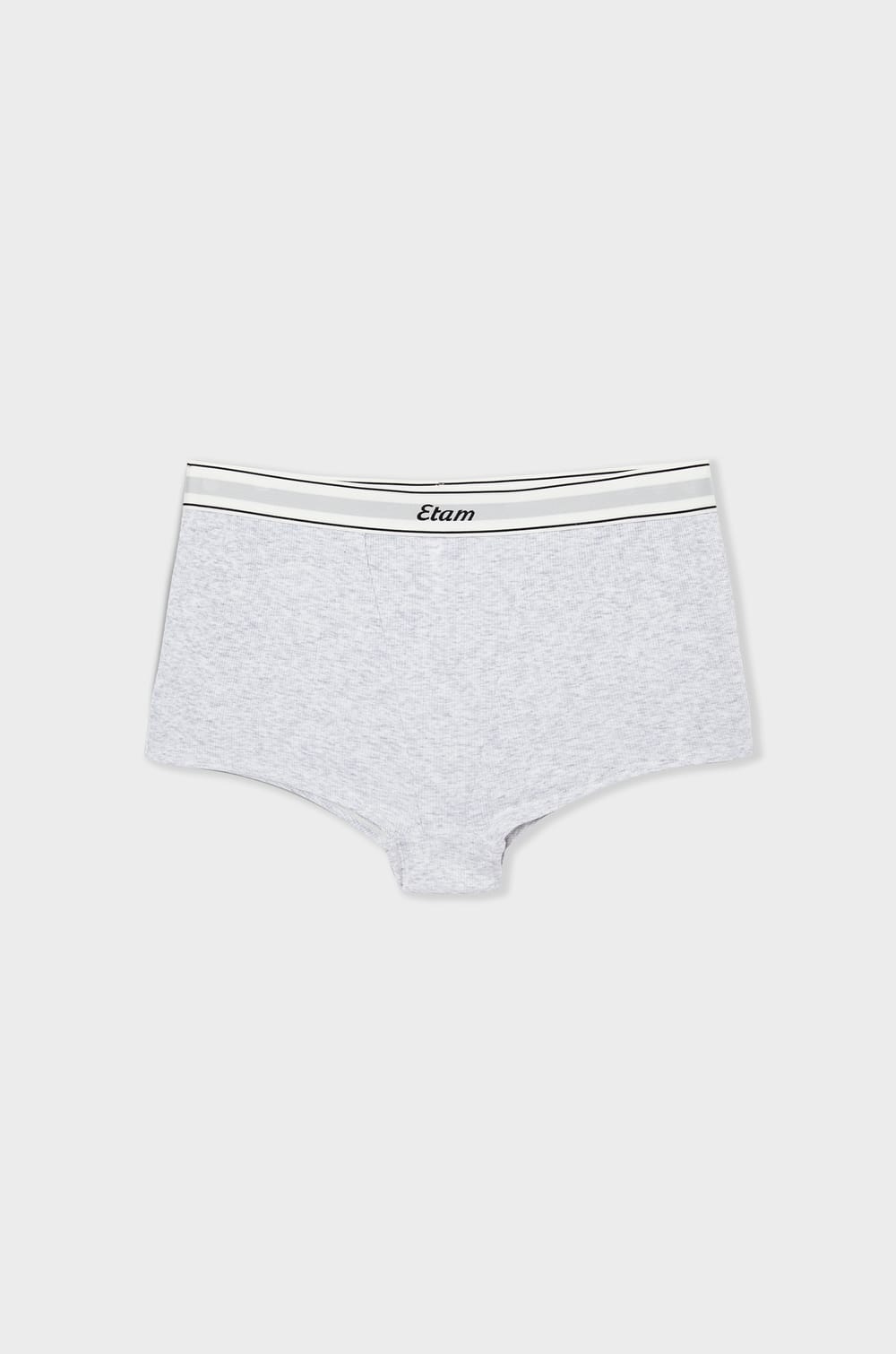 Szorty boyleg z prążkowanej bawełny;${refinementColor}