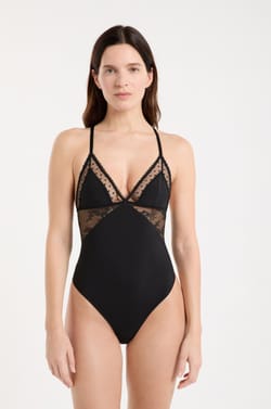 Bodysuit with Embroidery;${refinementColor}