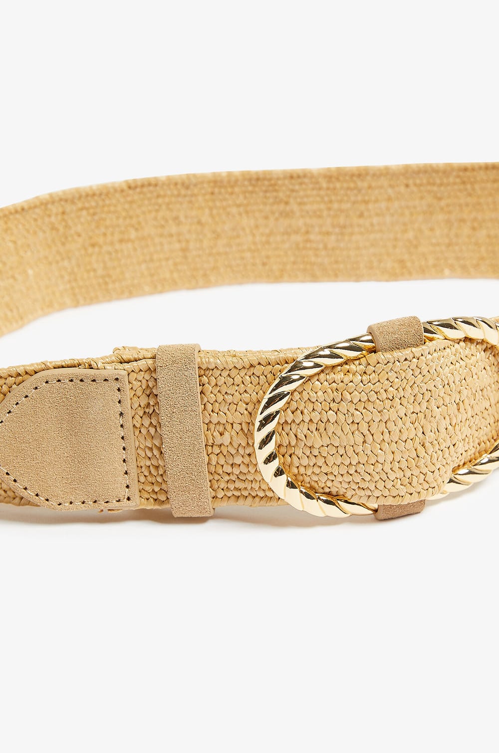 Cinturón de rafia;${refinementColor}