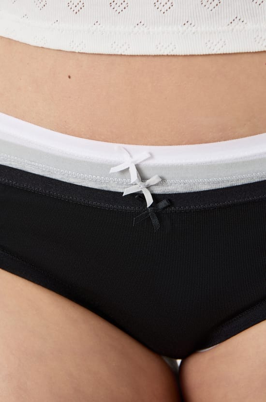 Pack of 3 Cotton Briefs;${refinementColor}