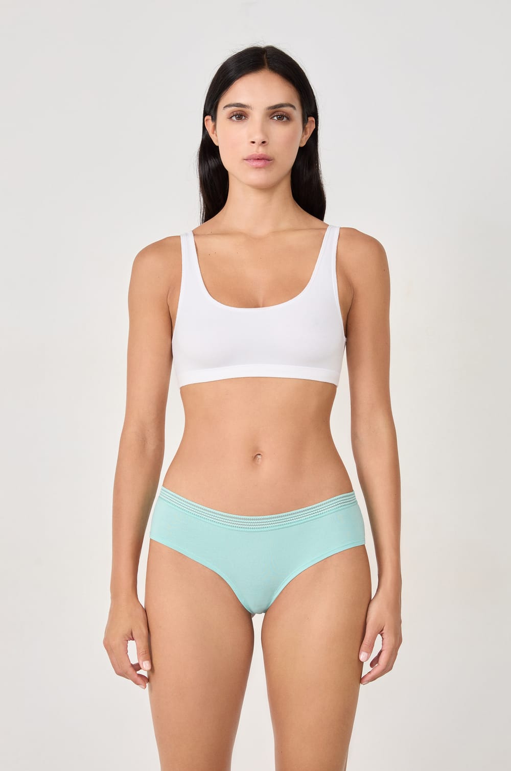 Lot de 3 shorty en coton;${refinementColor}