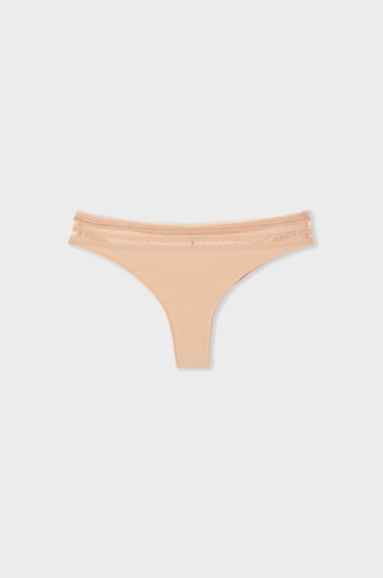 Tanga en microfibre;${refinementColor}