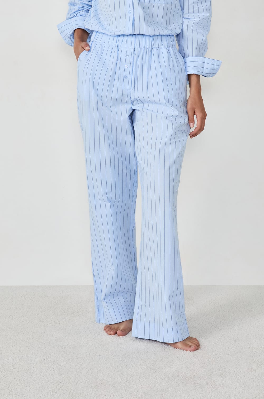 Striped Pyjama Trousers;${refinementColor}