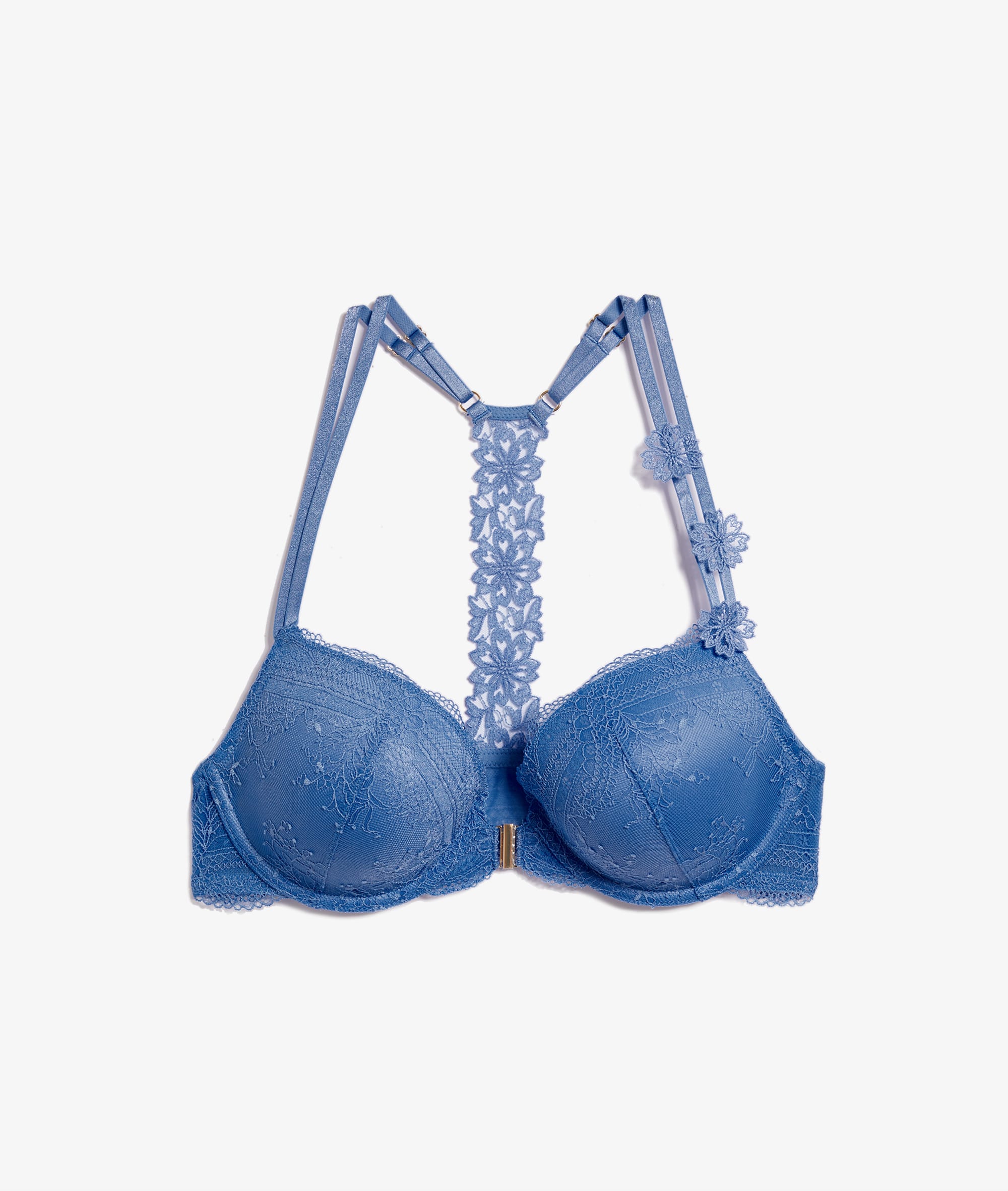 Damen BH Nahtlos Bügellos - Push-up Mit Tiefem V-Ausschnitt Bralette