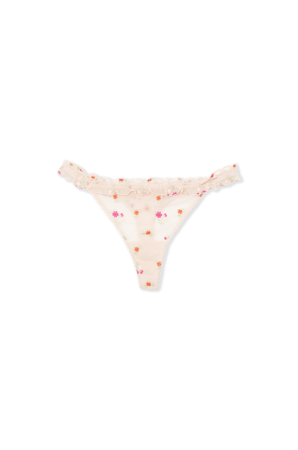 Thong with Embroidered Motifs;${refinementColor}
