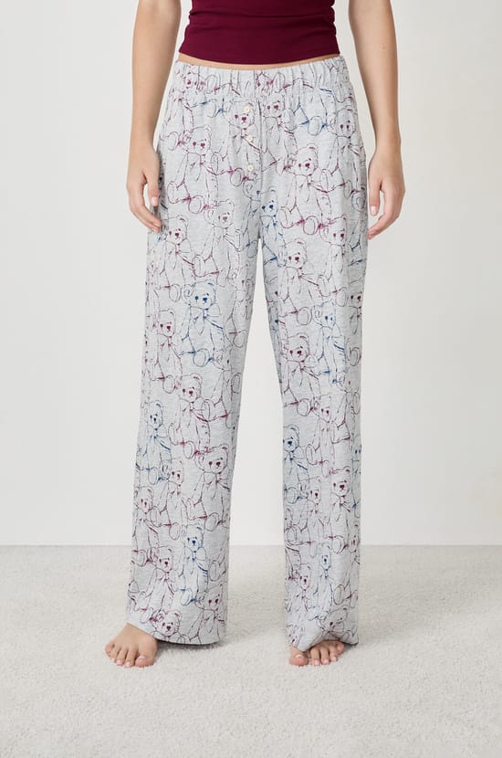 Pantalon de pyjama avec imprimés;${refinementColor}