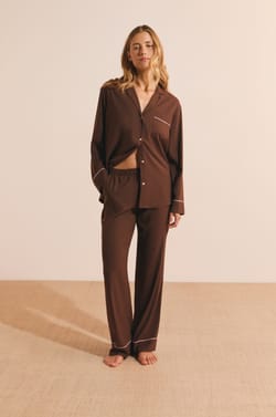 Pantalon de pyjama taille &eacute;lastique;${refinementColor}
