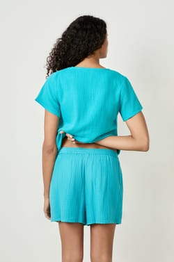 Cotton Pyjama Shorts;${refinementColor}