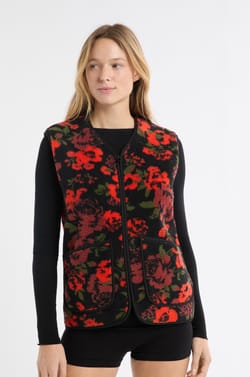 Chaleco sin mangas con efecto sherpa;${refinementColor}