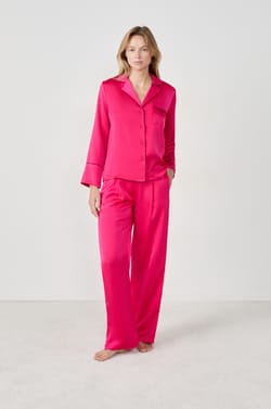 Chemise de pyjama satinée;${refinementColor}