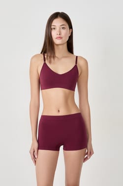 Short boyleg sans coutures en coton biologique;${refinementColor}