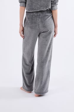 Pyjama Hose mit Samt-Effekt;${refinementColor}