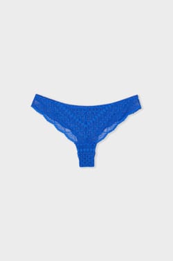 Tanga de encaje;${refinementColor}