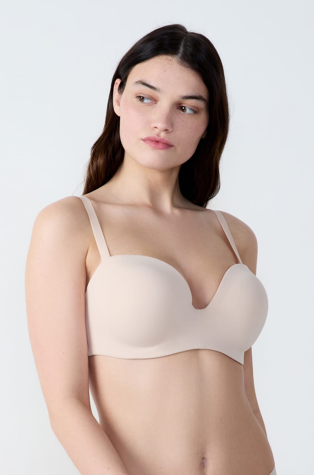 Bandeau coques fines bretelles amovibles, bonnet C-E;${refinementColor}