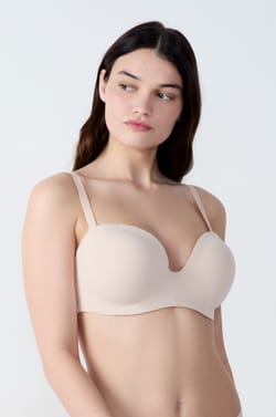 Bandeau coques fines bretelles amovibles, bonnet C-E;${refinementColor}