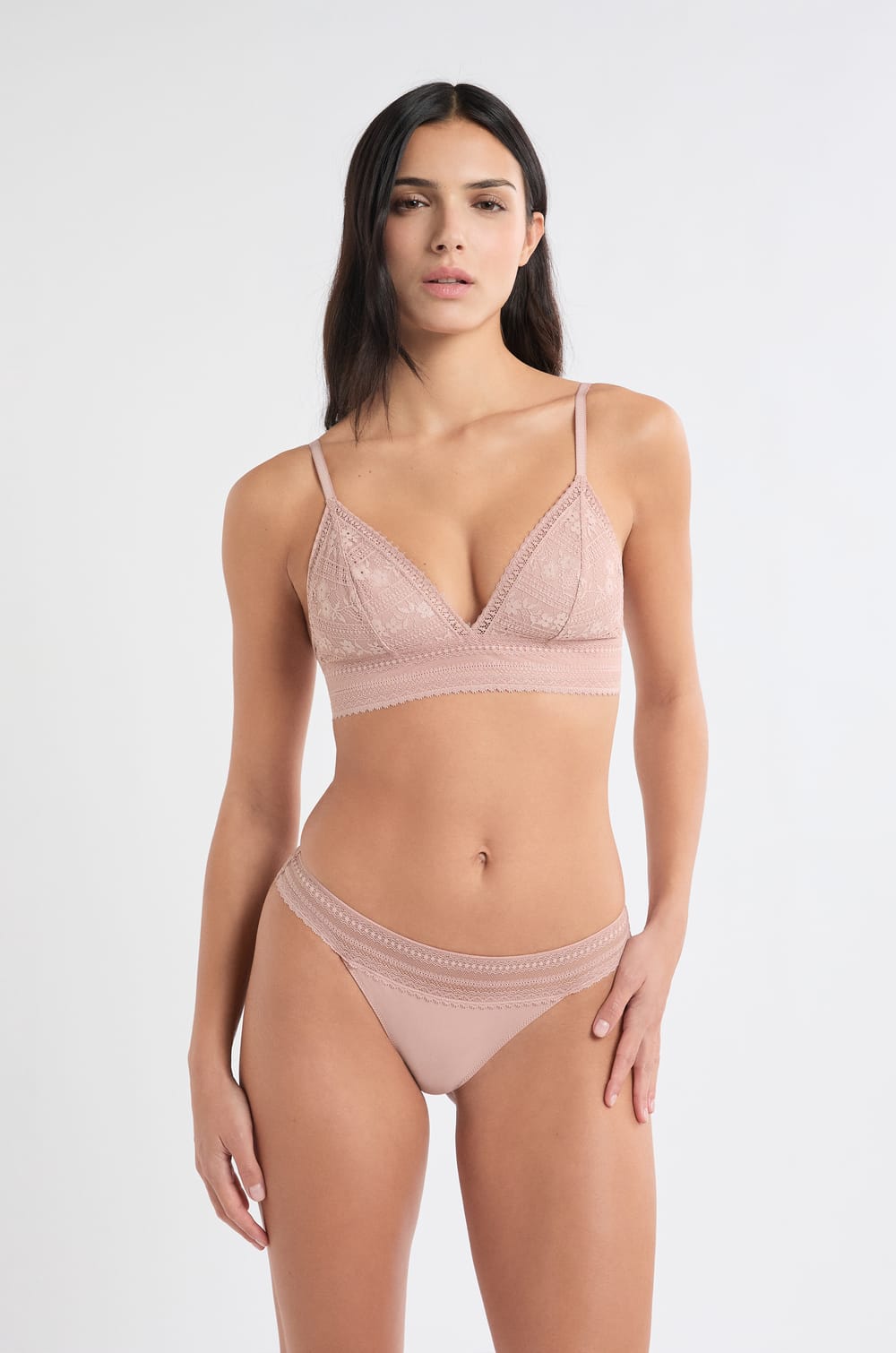 Lace and Microfibre Briefs;${refinementColor}