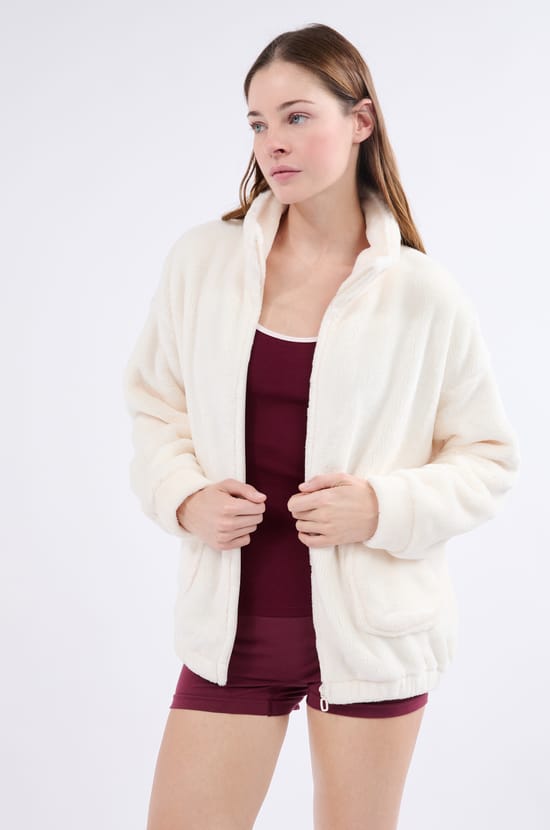 Veste de pyjama à manches longues;${refinementColor}