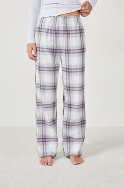 Checkered Pajama Pants;${refinementColor}