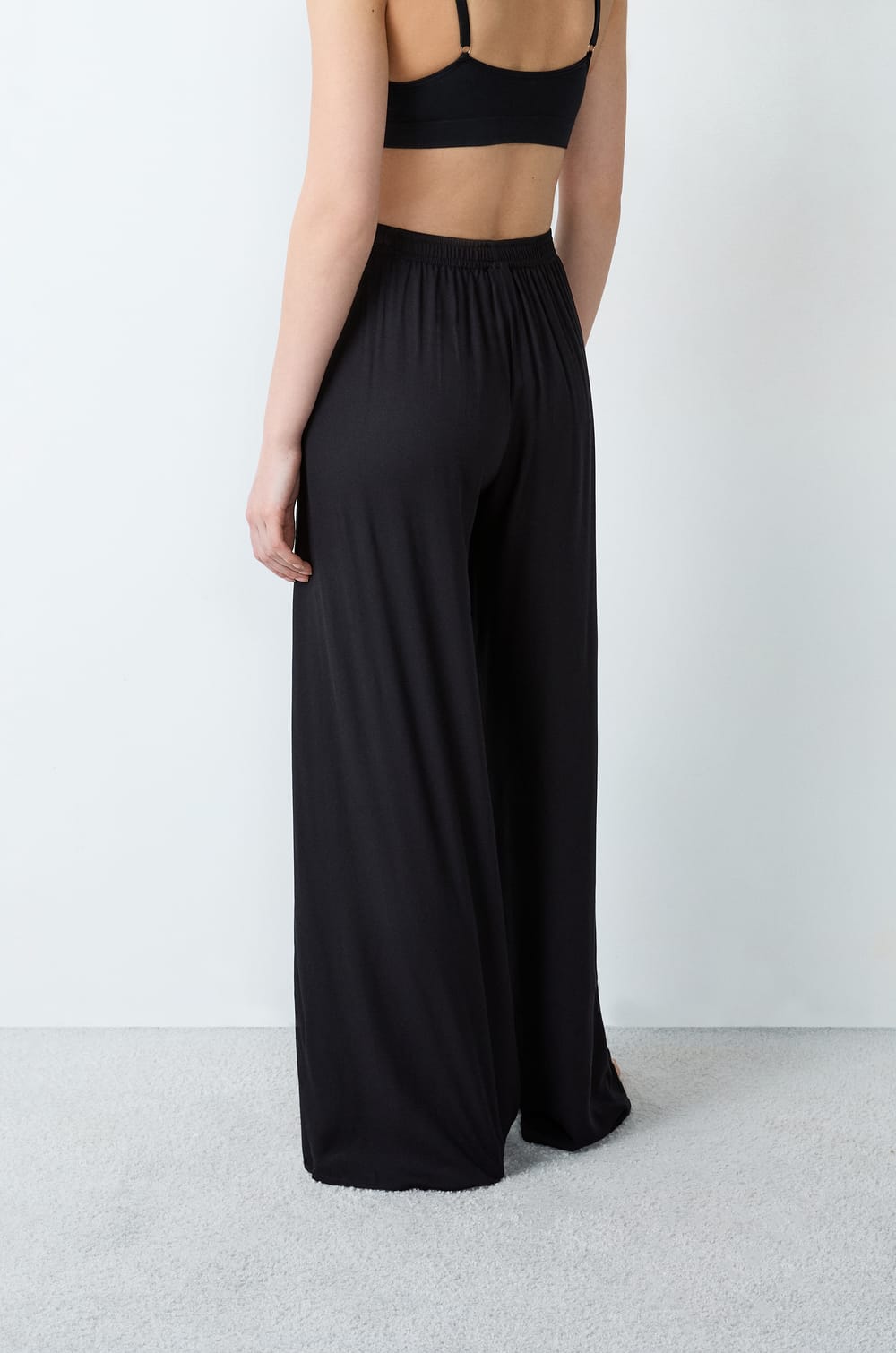 Wide Pyjama Trousers;${refinementColor}