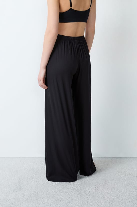 Wide Pyjama Trousers;${refinementColor}