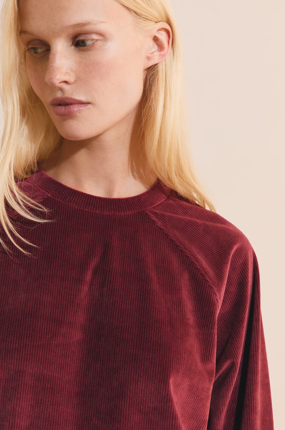 Sweatshirt de pyjama c&ocirc;tel&eacute;;${refinementColor}