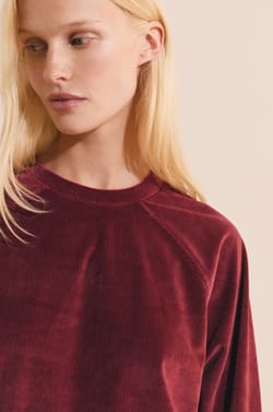 Sweatshirt de pyjama c&ocirc;tel&eacute;;${refinementColor}