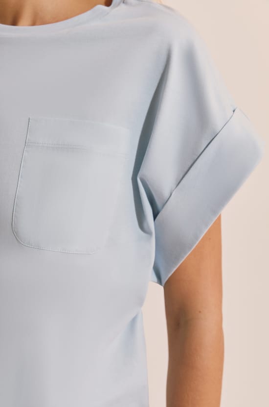 T-shirt manches courtes en coton;${refinementColor}