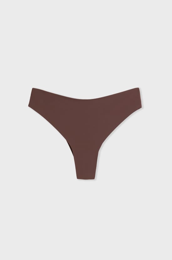Tanga high leg en microfibre;${refinementColor}