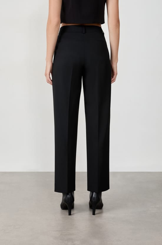 Straight Cut Trousers;${refinementColor}